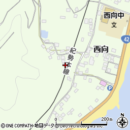 和歌山県東牟婁郡串本町西向1118周辺の地図