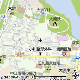 愛媛県大洲市大洲889-3周辺の地図