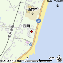 和歌山県東牟婁郡串本町西向1480-57周辺の地図