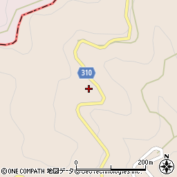 愛媛県大洲市河辺町山鳥坂124周辺の地図