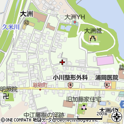 愛媛県大洲市大洲889-16周辺の地図