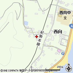 和歌山県東牟婁郡串本町西向1117周辺の地図