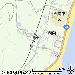 和歌山県東牟婁郡串本町西向1140周辺の地図