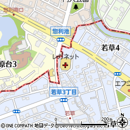 福岡銀行西鉄ストア牛頚店 ＡＴＭ周辺の地図