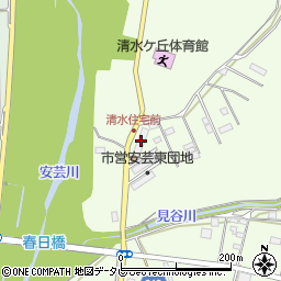 県営住宅安芸東団地周辺の地図