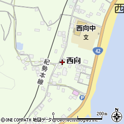 和歌山県東牟婁郡串本町西向1200周辺の地図
