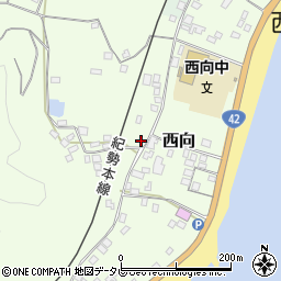 和歌山県東牟婁郡串本町西向1138周辺の地図
