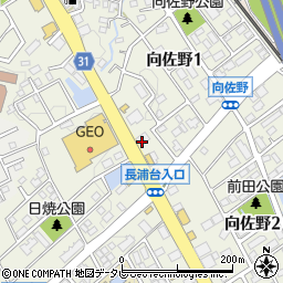 ソフトバンク太宰府向佐野店周辺の地図