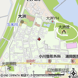 愛媛県大洲市大洲880-82周辺の地図