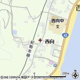 和歌山県東牟婁郡串本町西向1137周辺の地図