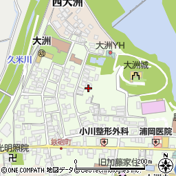 愛媛県大洲市大洲880-88周辺の地図