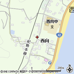 和歌山県東牟婁郡串本町西向1136周辺の地図