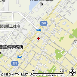 高知県高知市種崎476周辺の地図