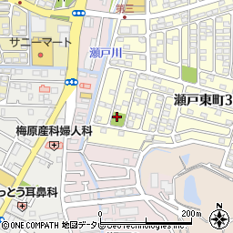 瀬戸東5号公園周辺の地図