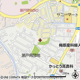 高知県高知市瀬戸西町3丁目121周辺の地図