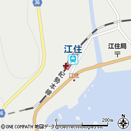 江住駅周辺の地図