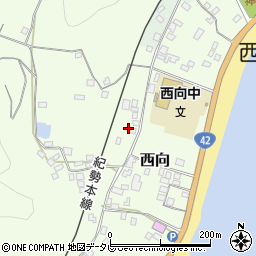 和歌山県東牟婁郡串本町西向942周辺の地図