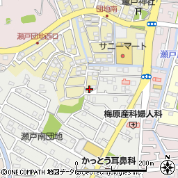 高知県高知市瀬戸西町3丁目90周辺の地図