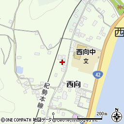 和歌山県東牟婁郡串本町西向945周辺の地図