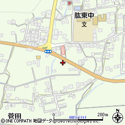 大洲警察署　菅田駐在所周辺の地図