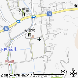 高知県高知市春野町内ノ谷818周辺の地図