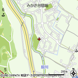 福岡県筑紫野市原166-135周辺の地図