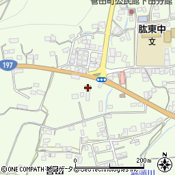 ローソン大洲菅田店周辺の地図