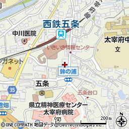 大賀薬局五条店周辺の地図