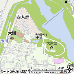 愛媛県大洲市大洲885-10周辺の地図