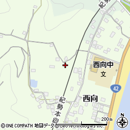 和歌山県東牟婁郡串本町西向972周辺の地図