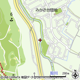 福岡県筑紫野市原878-1周辺の地図