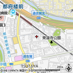 ピュア・ザ・東蓮寺周辺の地図