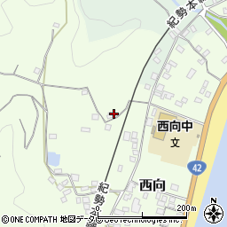 和歌山県東牟婁郡串本町西向964周辺の地図