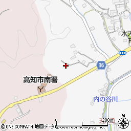 高知県高知市春野町内ノ谷1827周辺の地図