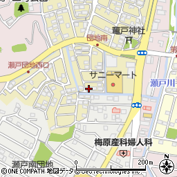 高知県高知市瀬戸西町3丁目58周辺の地図