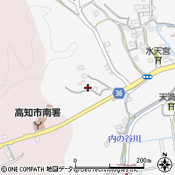 高知県高知市春野町内ノ谷924周辺の地図
