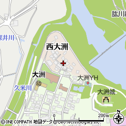 愛媛県大洲市西大洲2663周辺の地図