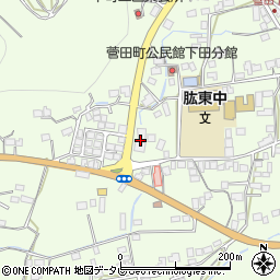 大洲市森林組合本所周辺の地図