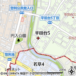 平田台アネックスＡ周辺の地図