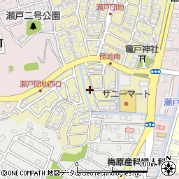 高知県高知市瀬戸西町3丁目79周辺の地図