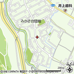 福岡県筑紫野市原166-344周辺の地図