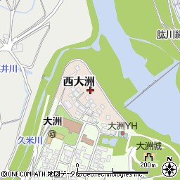 愛媛県大洲市西大洲2661周辺の地図