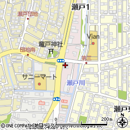 高知信用金庫瀬戸支店周辺の地図