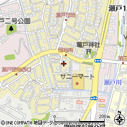 高知県高知市瀬戸西町3丁目43周辺の地図