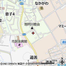 福岡県那珂川市恵子3丁目2周辺の地図