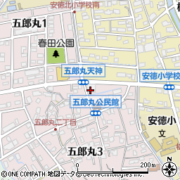 ダイソー那珂川五郎丸店周辺の地図