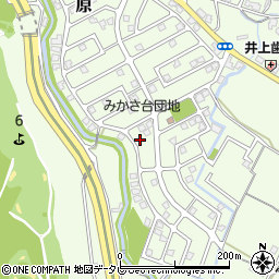 福岡県筑紫野市原166-208周辺の地図