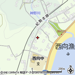 和歌山県東牟婁郡串本町西向908周辺の地図