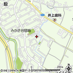 福岡県筑紫野市原166-352周辺の地図
