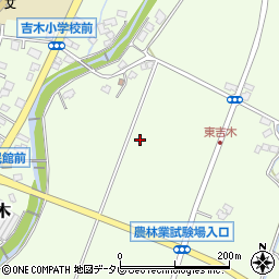 福岡県筑紫野市吉木周辺の地図